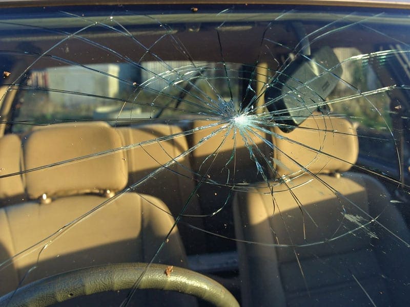 damaged Windshield